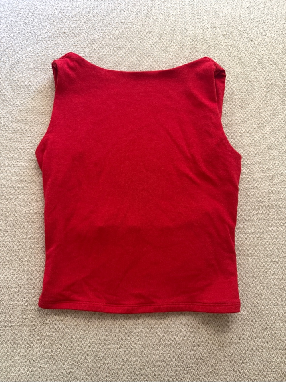 Pink Rose Red Backless Open Back Top
